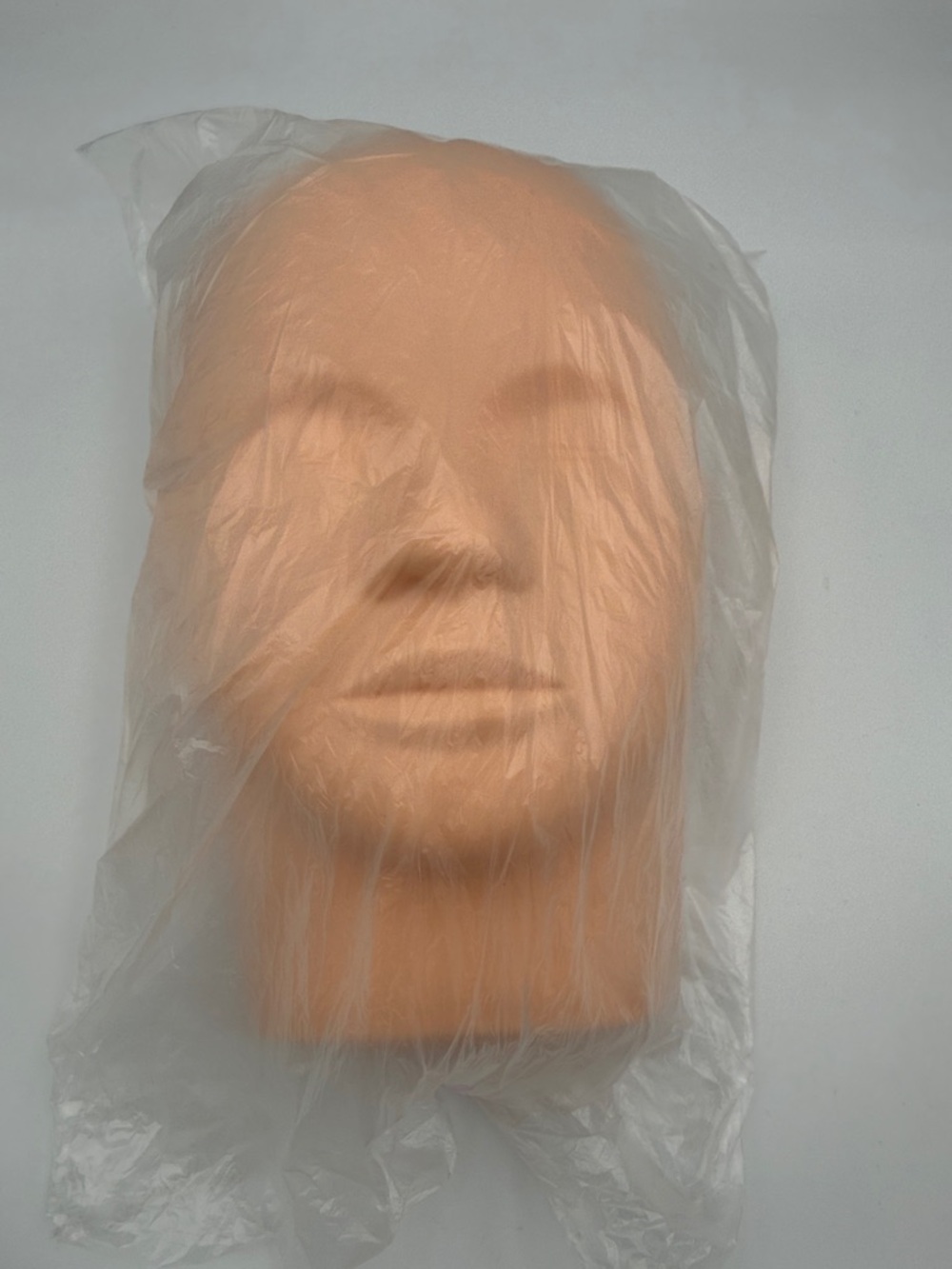 Practice Cosmetology Mannequin Flat Head in Flesh Tone